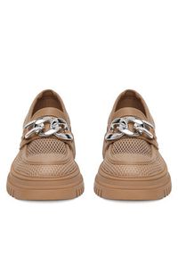 DeeZee Loafersy 60062D-2 Brązowy. Kolor: brązowy. Materiał: materiał #6