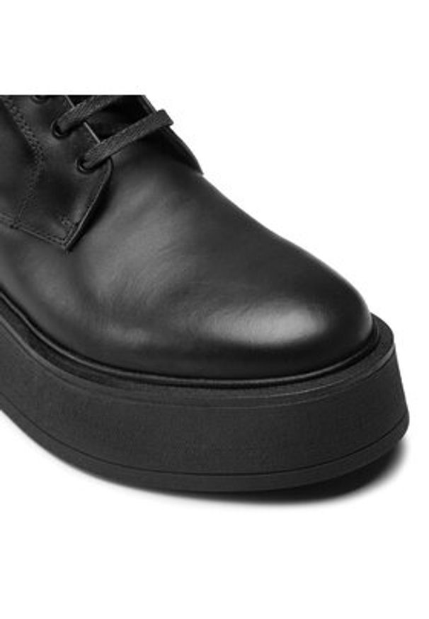 Karl Lagerfeld - KARL LAGERFELD Trzewiki KL42475 Czarny. Kolor: czarny. Materiał: skóra