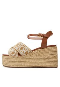 Coccinelle Espadryle E4 QWS 32 01 01 Beżowy. Kolor: beżowy. Materiał: materiał