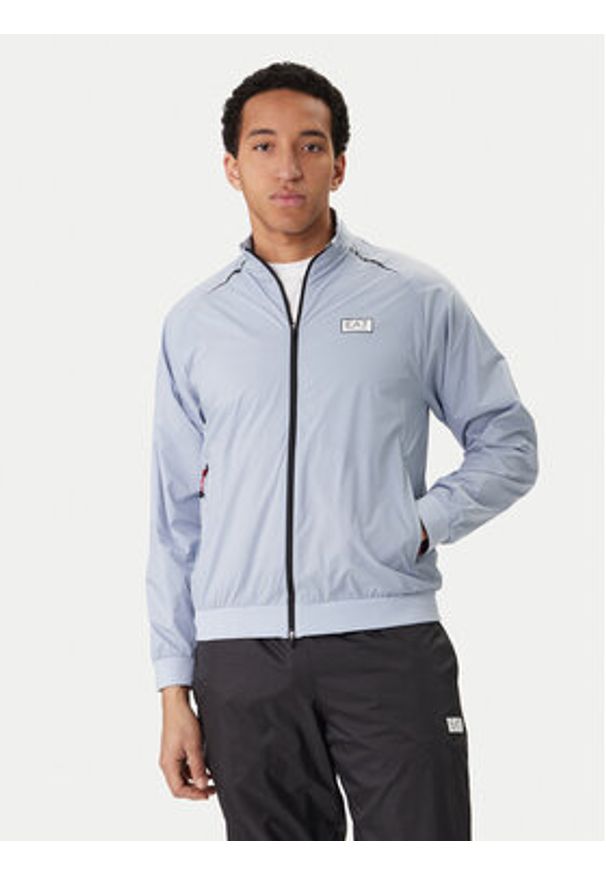 EA7 Emporio Armani Dres 7M001382 AF21521 M9054 Błękitny Regular Fit. Kolor: niebieski. Materiał: syntetyk