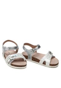 s.Oliver Sandały 5-38500-28 Srebrny. Kolor: srebrny. Materiał: skóra #6