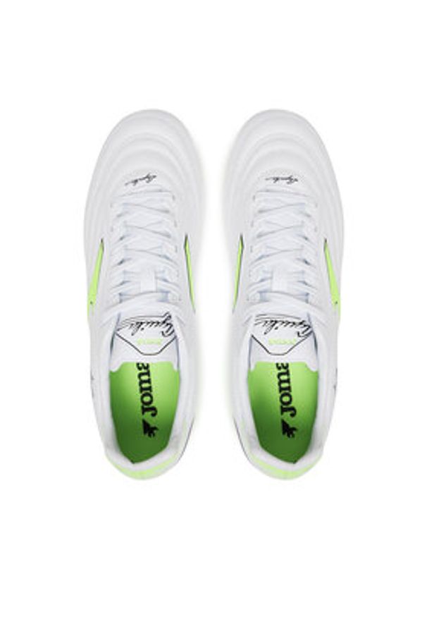 Joma Buty do piłki nożnej Aguila 2502 AGUS2502AG Biały. Kolor: biały. Materiał: skóra