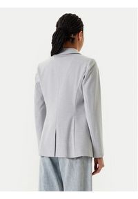 United Colors of Benetton - United Colors Of Benetton Marynarka 2R4CDW02W Szary Slim Fit. Kolor: szary. Materiał: syntetyk #5