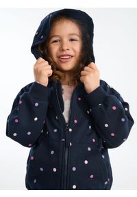 Sinsay - Bluza hoodie w kropki - czarny. Kolor: czarny. Wzór: kropki #1