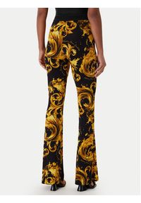 Versace Jeans Couture Legginsy 80HAC107 JS533 Czarny Flare Fit. Kolor: czarny. Materiał: wiskoza #2