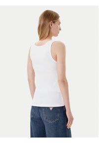 Guess Jeans Top W4YP48 KA0H1 Biały Regular Fit. Kolor: biały. Materiał: bawełna #3