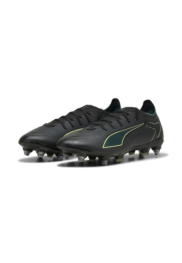 Puma - Buty piłkarskie unisex ULTRA 6 MATCH MxSG PUMA. Kolor: czarny, zielony, wielokolorowy, żółty. Szerokość cholewki: normalna. Sport: piłka nożna