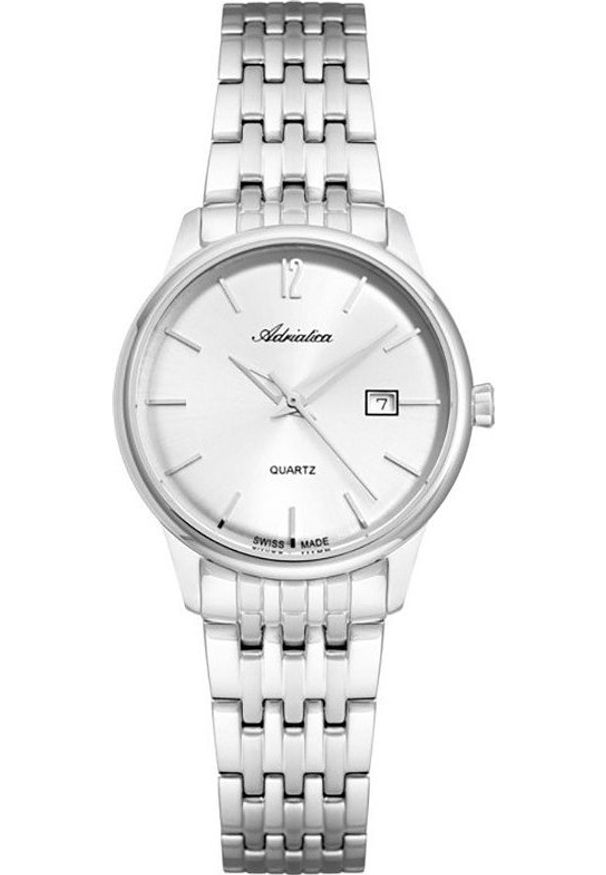 Zegarek Adriatica Zegarek damski Adriatica A3254.5153Q srebrny. Kolor: srebrny