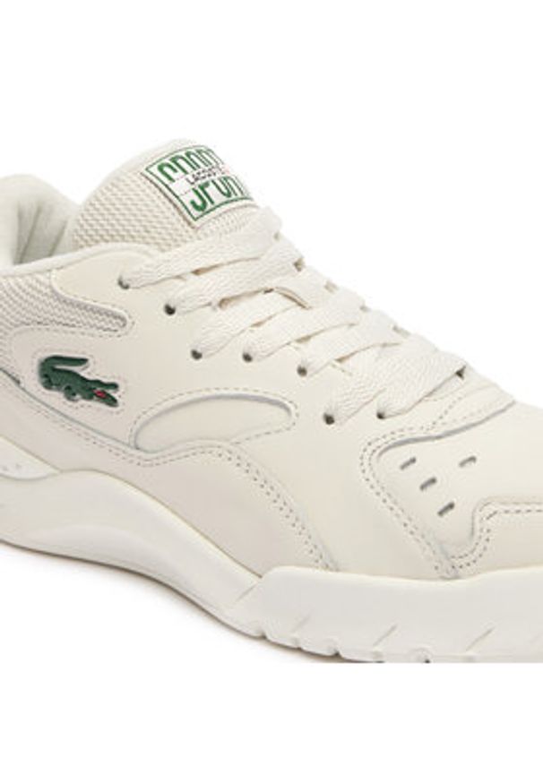 Lacoste Sneakersy Aceline 747SFA0034 Écru. Materiał: skóra
