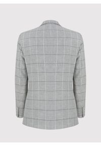 Pako Lorente - PAKO LORENTE – Jasnoszara marynarka męska w kratkę. Okazja: na co dzień. Kolor: szary. Wzór: kratka. Styl: casual, elegancki, sportowy #3