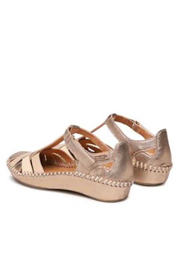 Pikolinos Sandały 655-0732CLC2 Złoty. Kolor: złoty. Materiał: skóra