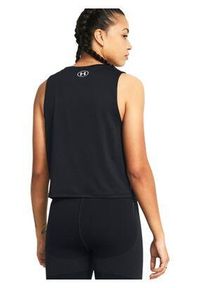 Top treningowy damski Under Armour Rush Energy Crop Tank. Kolor: czarny