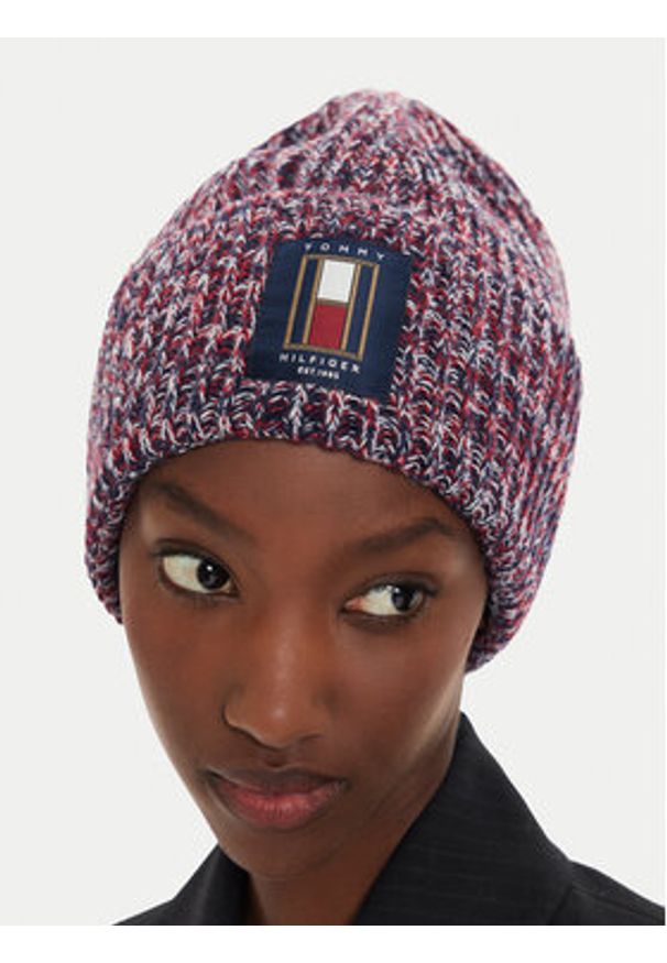 TOMMY HILFIGER - Tommy Hilfiger Czapka Corp Love AM0AM12808 Kolorowy. Materiał: materiał, wełna. Wzór: kolorowy