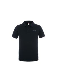 Koszulka The North Face M Polo Piquet męs.. Typ kołnierza: polo. Kolor: czarny. Materiał: tkanina. Wzór: haft. Styl: sportowy, elegancki