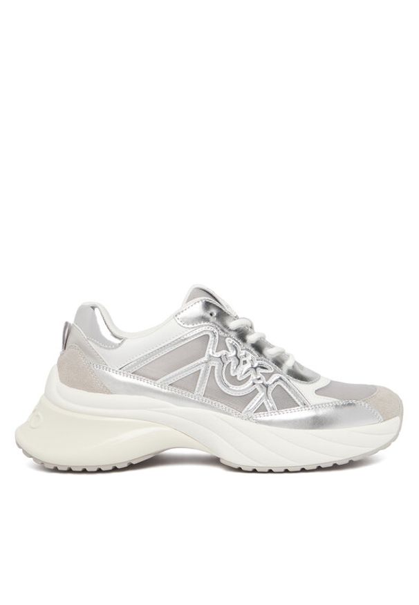 Pinko - PINKO Sneakersy Ariel 33 SS0135 P141 Srebrny. Kolor: srebrny. Materiał: skóra