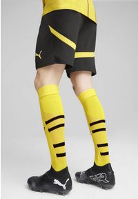 Puma - Szorty Borussia Dortmund 2024/25. Kolor: czarny, wielokolorowy, żółty. Długość: krótkie. Sport: piłka nożna