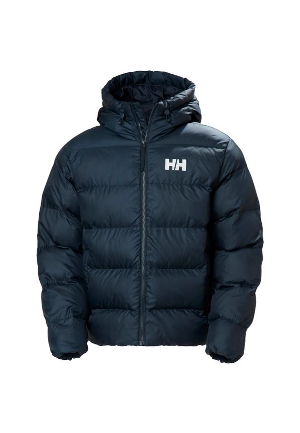 Kurtka z kapturem Helly Hansen Active. Typ kołnierza: kaptur. Kolor: niebieski. Materiał: puch
