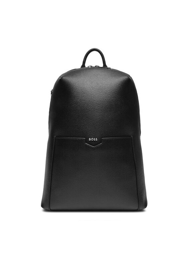 BOSS - Boss Plecak Shotgun Backpack 50512101 Czarny. Kolor: czarny. Materiał: skóra