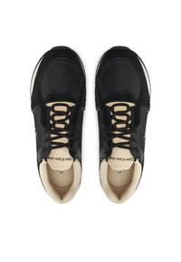 Calvin Klein Jeans Sneakersy Runner Laceup Low Mg Media YW0YW01644 Czarny. Kolor: czarny. Materiał: materiał #3