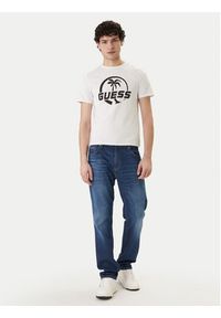 Guess T-Shirt F6GI00 J1314 Biały Slim Fit. Kolor: biały. Materiał: bawełna #4