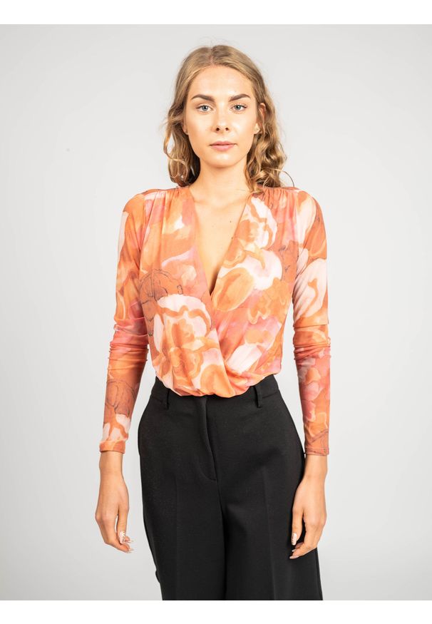 Marciano Guess Body | 0BG6176875Z | Kobieta | Różowy. Kolor: różowy. Materiał: elastan, poliamid. Długość: długie. Wzór: nadruk, aplikacja