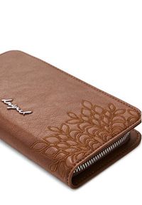 Desigual Portfel 26SAYP21 Brązowy. Kolor: brązowy. Materiał: skóra #5