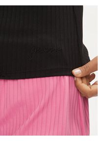 Guess Top O4GP10 KBXB2 Czarny Slim Fit. Kolor: czarny. Materiał: syntetyk #5