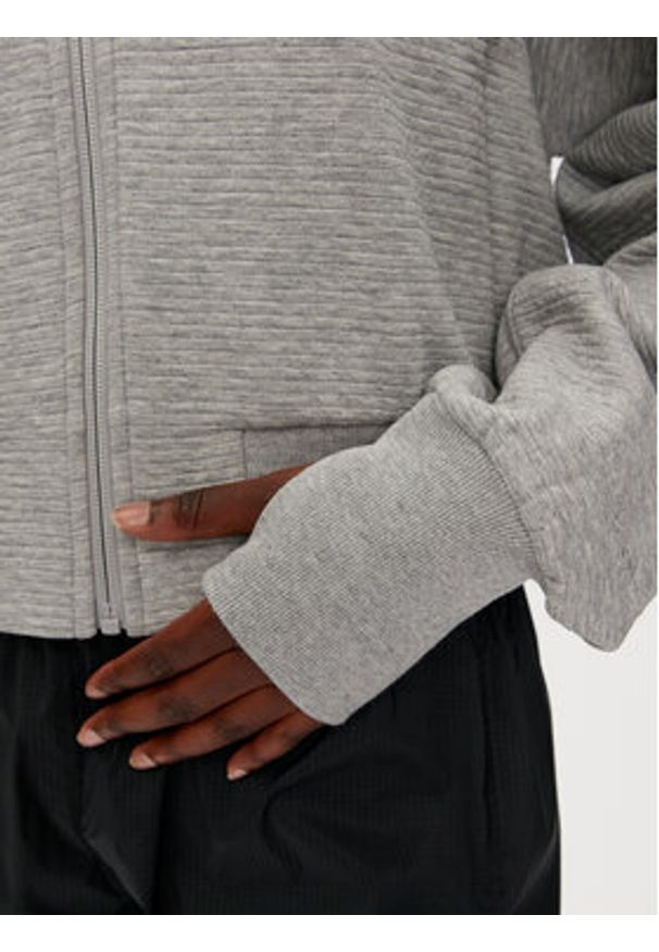 Adidas - adidas Bluza ALL SZN IY6833 Szary Loose Fit. Kolor: szary. Materiał: syntetyk, bawełna