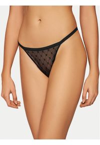 DKNY Stringi DK5029 Czarny. Kolor: czarny. Materiał: syntetyk