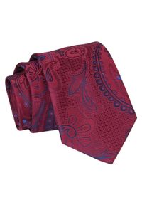 Alties - Krawat - ALTIES - Czerwony, Duży Wzór. Kolor: czerwony. Materiał: tkanina. Styl: elegancki, wizytowy