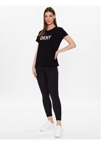 DKNY Sport Legginsy DP2P3191 Czarny Classic Fit. Kolor: czarny. Materiał: syntetyk. Styl: sportowy