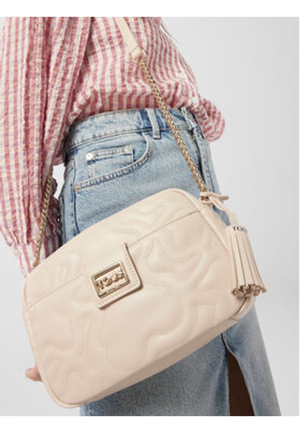 Tous - TOUS Torebka Bandolera-Reporter K Dream 2001577643 Écru. Materiał: skórzane