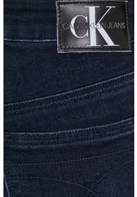 Calvin Klein Jeans Jeansy damskie high waist. Stan: podwyższony. Kolor: niebieski #2