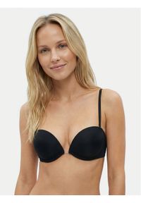Wonderbra Biustonosz z fiszbiną WB009243 Czarny. Kolor: czarny. Materiał: syntetyk #1