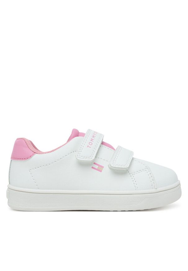 TOMMY HILFIGER - Sneakersy Tommy Hilfiger. Kolor: biały