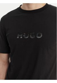 Hugo - HUGO T-Shirt Dumeo 50557437 Czarny Regular Fit. Kolor: czarny. Materiał: bawełna #5