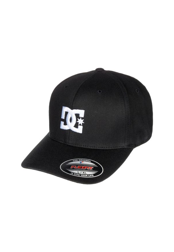 DC Shoes - Czapka Flexfit® dla Mężczyzn CAP STAR 2 Czarny. Kolor: czarny. Materiał: tkanina, bawełna, elastan. Wzór: haft