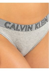 Calvin Klein Underwear Stringi Ultimate 000QD3636E Szary. Kolor: szary. Materiał: bawełna #7