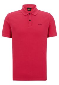 BOSS - Boss Polo 50468576 Różowy Regular Fit. Typ kołnierza: polo. Kolor: różowy. Materiał: bawełna #8