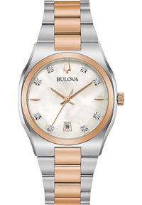 Zegarek Bulova Zegarek damski Bulova 98P199 srebrny. Kolor: srebrny #1
