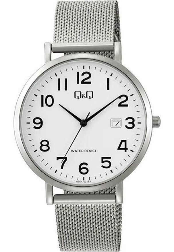 Zegarek męski QQ A46A-001P srebrny. Kolor: srebrny
