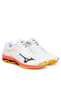 Mizuno Buty halowe Wave Voltage 2 V1GA2460 Pomarańczowy. Kolor: pomarańczowy. Materiał: skóra. Model: Mizuno Wave #3