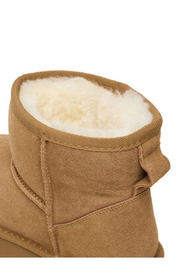 Badura Śniegowce C-WFA-01-H Brązowy. Kolor: brązowy. Materiał: zamsz, skóra