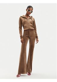 Juicy Couture Spodnie dresowe Rodeo Layla JCBBJ223823 Brązowy Regular Fit. Kolor: brązowy. Materiał: syntetyk #5