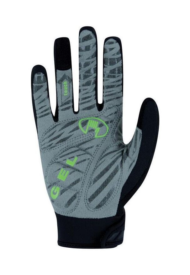 Długie rękawice Roeckl Mori. Kolor: wielokolorowy, szary, zielony. Sport: kolarstwo