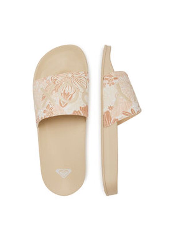 Roxy Klapki 865966 Beżowy. Kolor: beżowy. Materiał: syntetyk