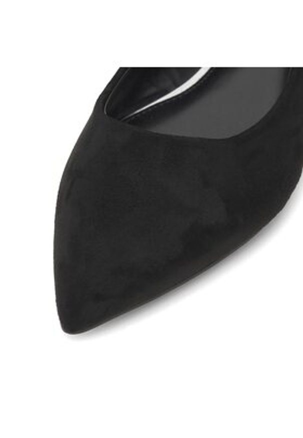 Nine West Baleriny WFA2622-1 Czarny. Kolor: czarny. Materiał: materiał