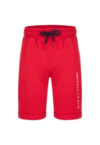 YOURGLOVES - Szorty chłopięce Loap 100% bawełna, rozmiar 116. Kolor: fioletowy. Materiał: bawełna. Długość: krótkie. Sezon: lato #1