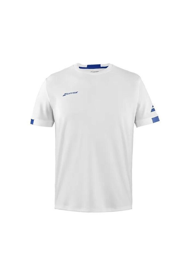 Koszulka dziecięca Babolat Play Crew Neck. Kolor: biały. Sport: tenis