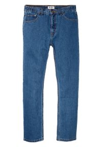 Dżinsy z elastycznymi wstawkami w talii CLASSIC FIT STRAIGHT bonprix niebieski denim. Kolor: niebieski #1